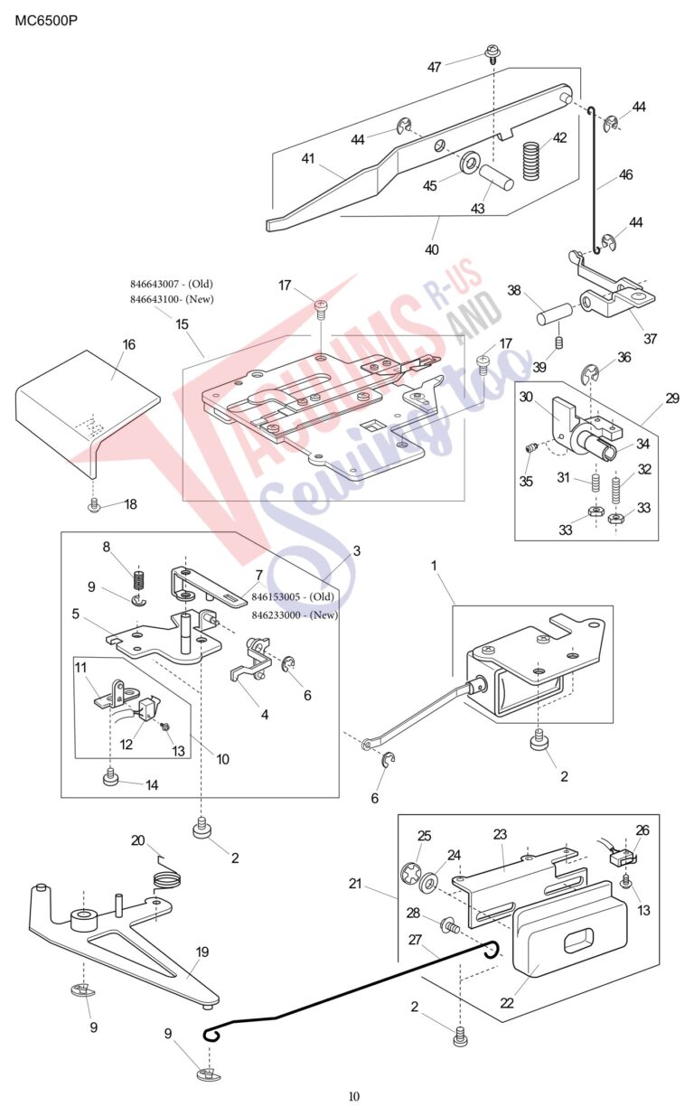 Janome 6500P schematic page 2 preview