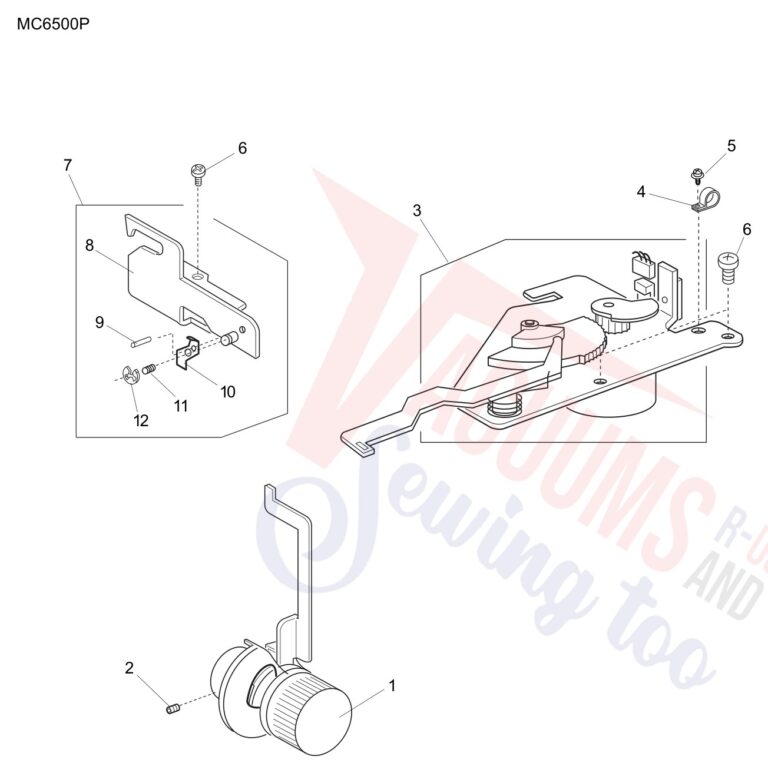 Janome 6500P schematic page 8 preview