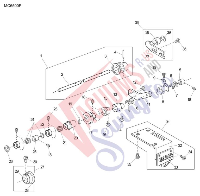 Janome 6500P schematic page 10 preview
