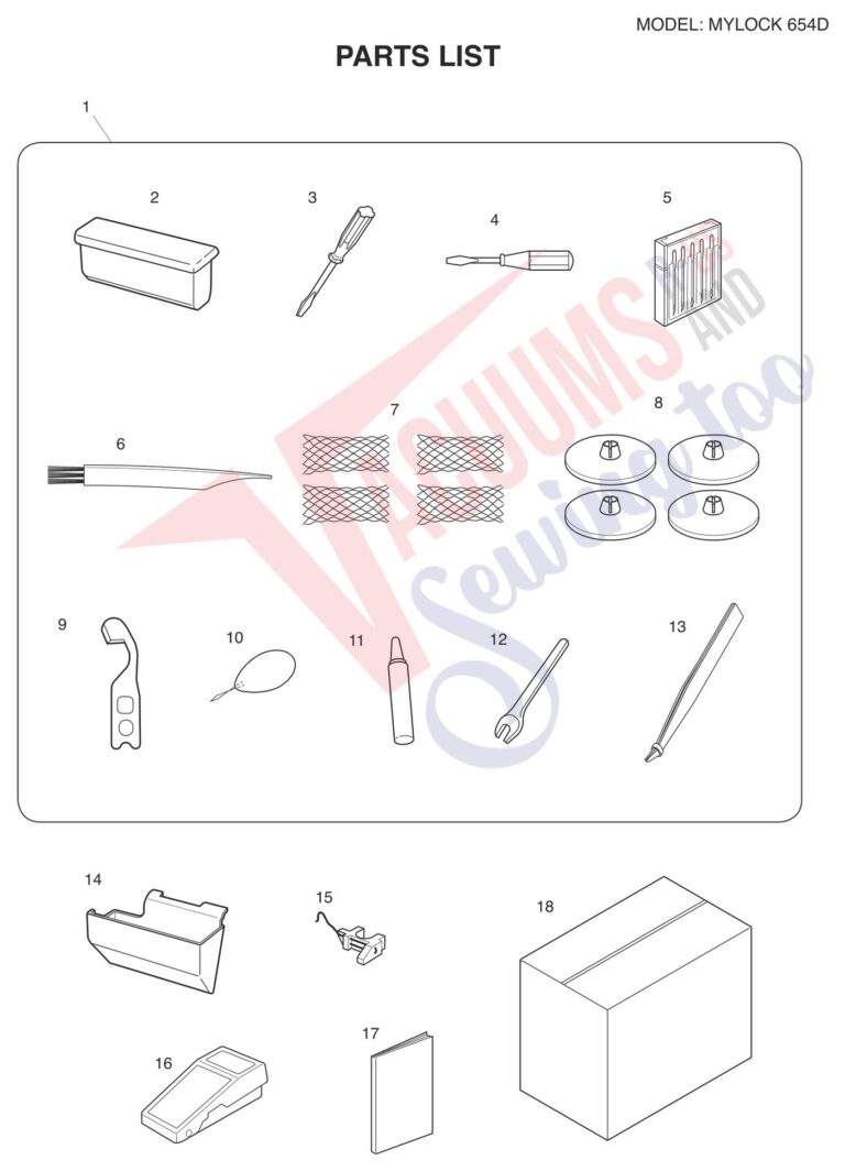 Janome 654D schematic page 4 preview
