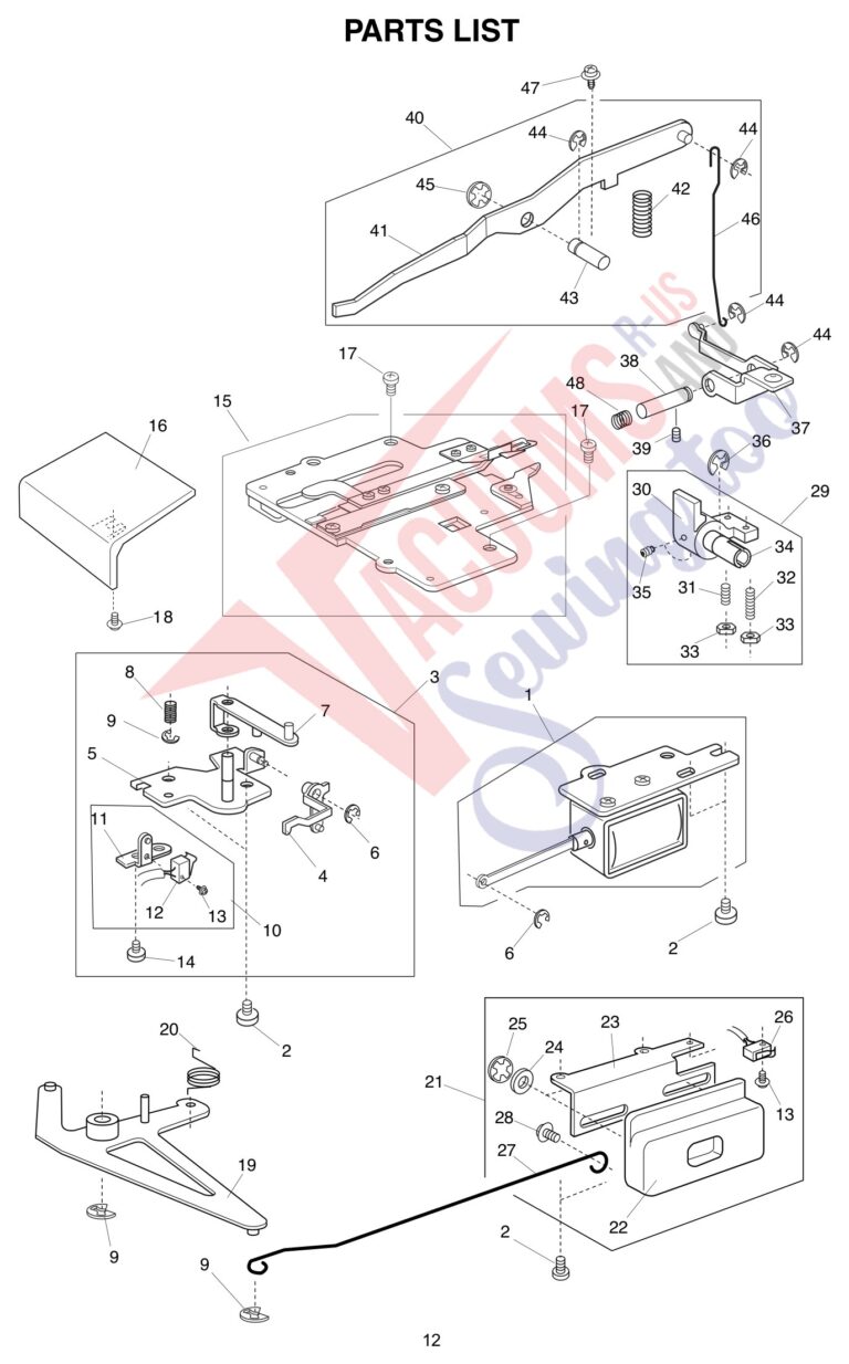 Janome 6600P schematic page 4 preview
