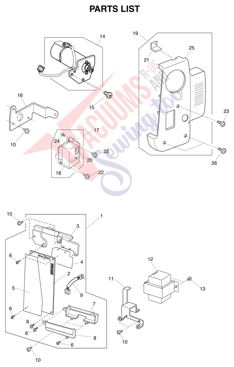 Janome 6600P schematic page 5 preview