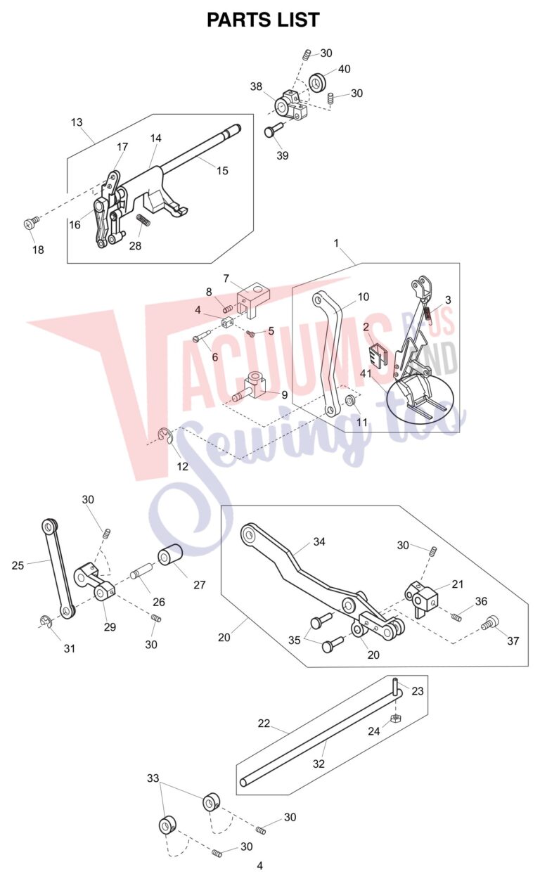 Janome 6600P schematic page 9 preview