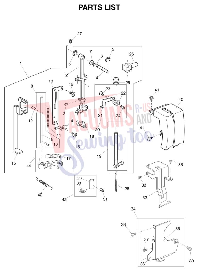 Janome 6600P schematic page 11 preview