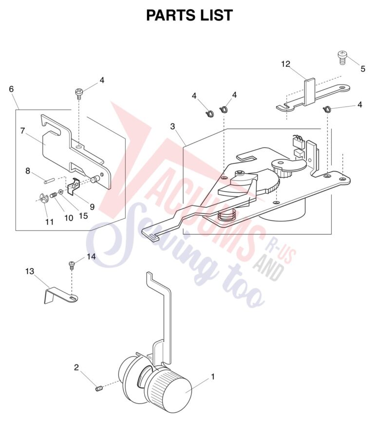 Janome 6600P schematic page 12 preview