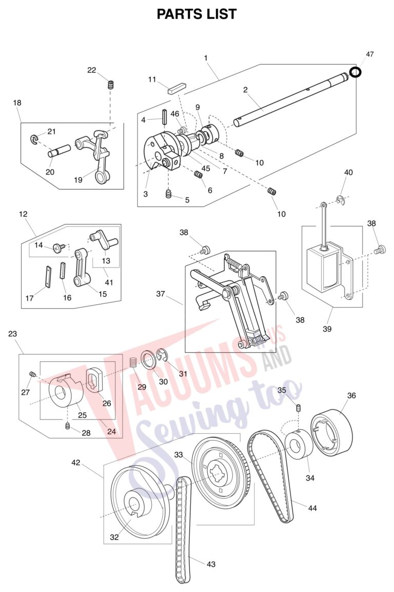 Janome 6600P schematic page 13 preview