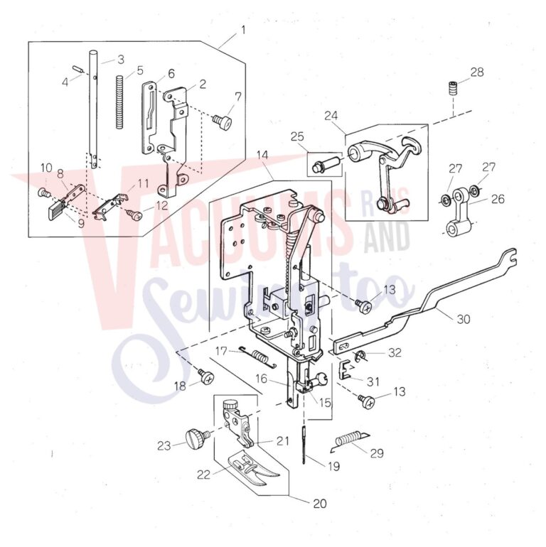 Janome 660 schematic page 3 preview