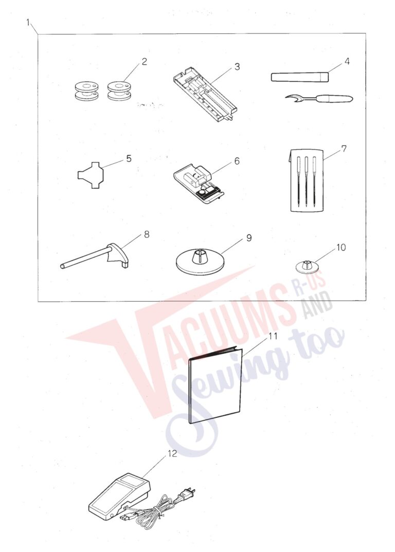 Janome 660 schematic page 9 preview