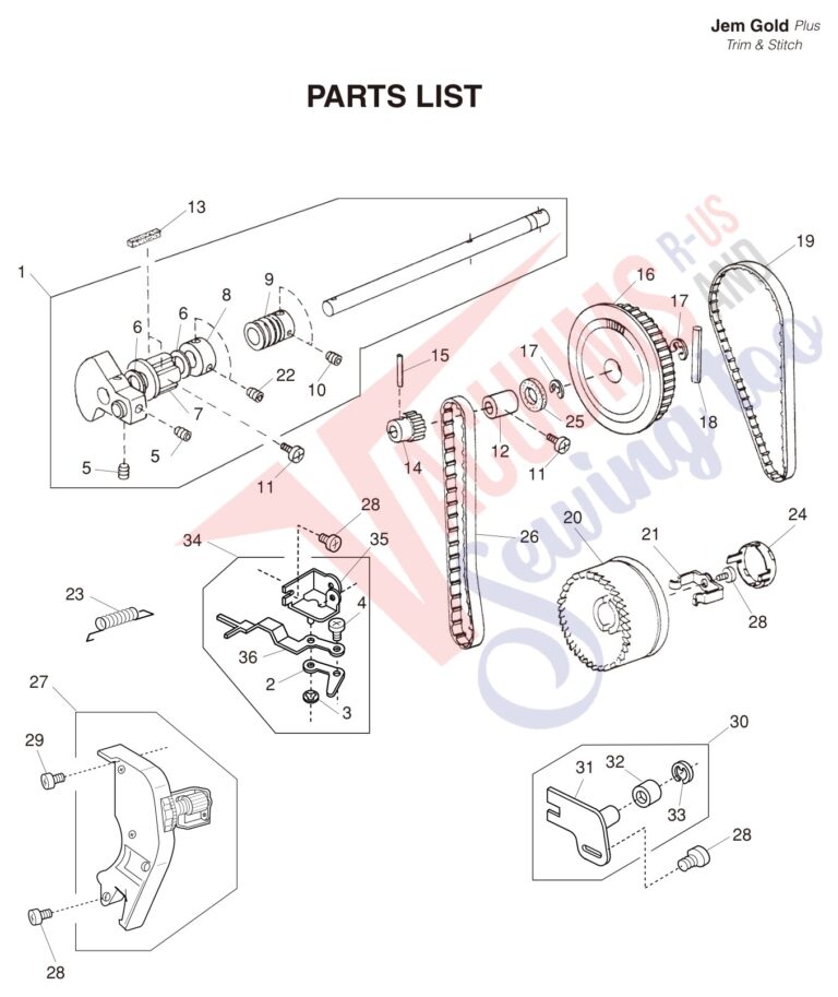 Janome 661G schematic page 4 preview