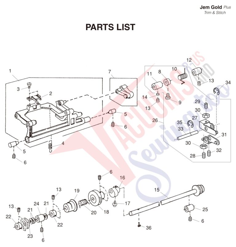 Janome 661G schematic page 5 preview
