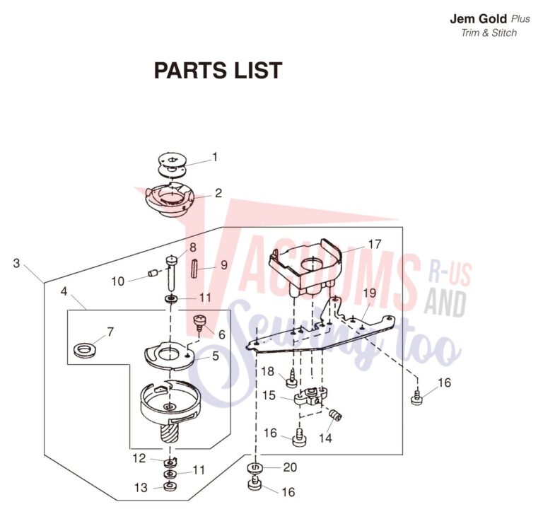 Janome 661G schematic page 6 preview