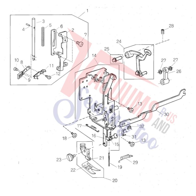 Janome 662 schematic page 3 preview