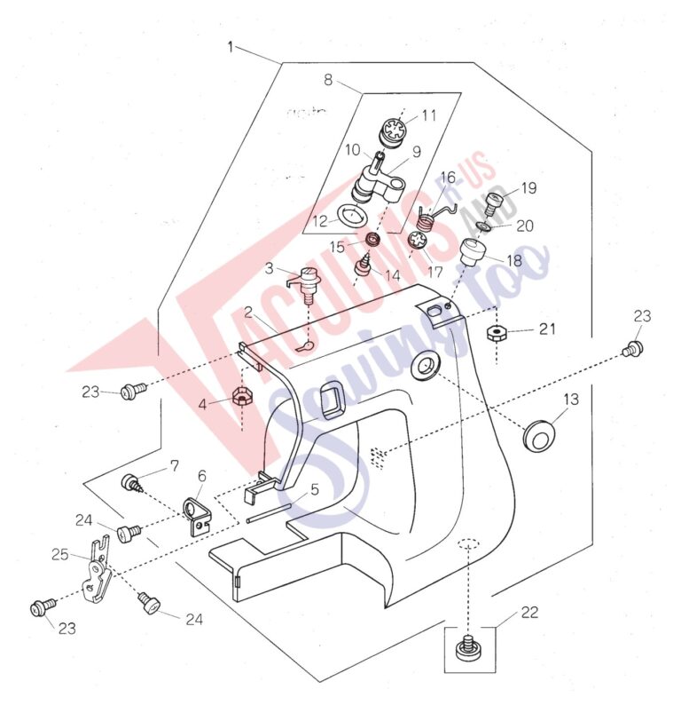 Janome 662 schematic page 8 preview