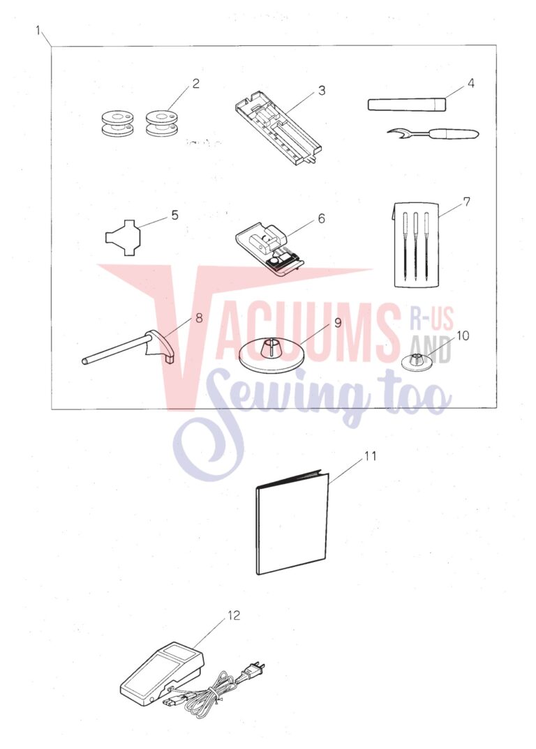 Janome 662 schematic page 9 preview