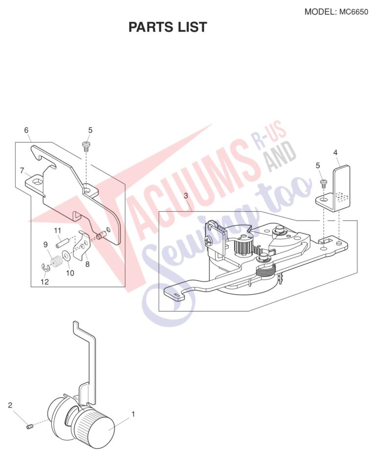 Janome 6650 schematic page 15 preview