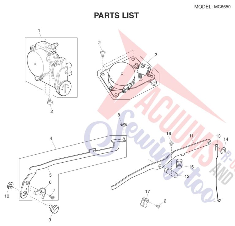 Janome 6650 schematic page 18 preview