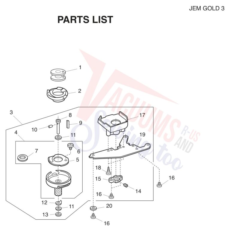 Janome 665 schematic page 6 preview