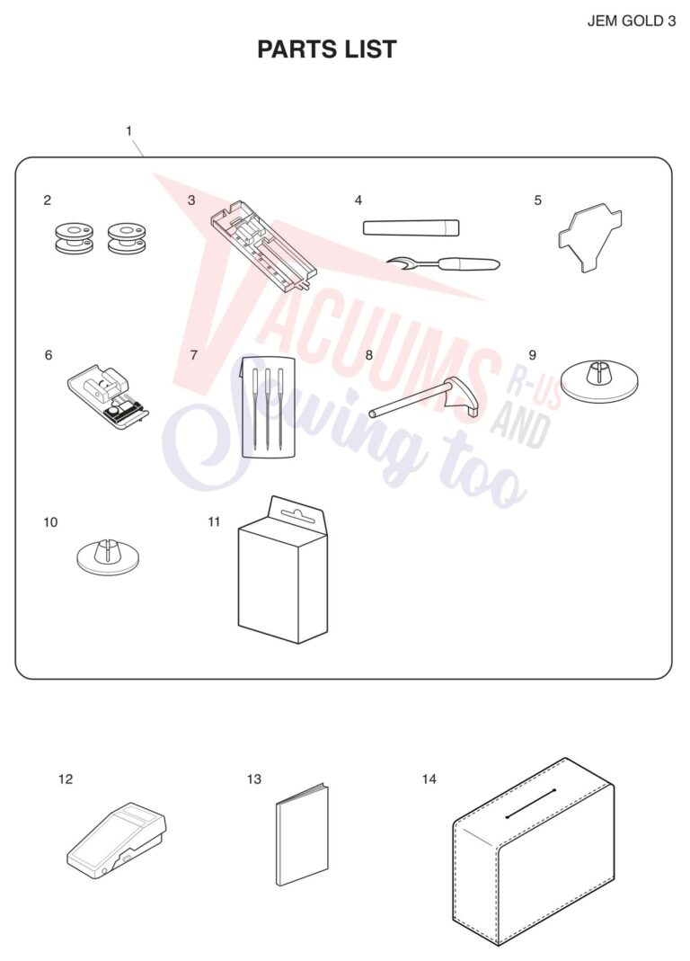 Janome 665 schematic page 9 preview