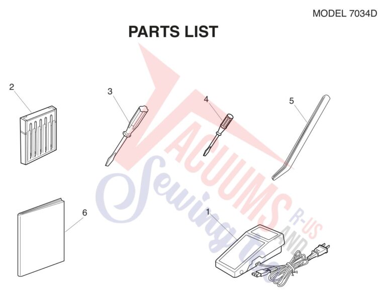Janome 7034D schematic page 2 preview