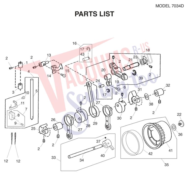 Janome 7034D schematic page 6 preview