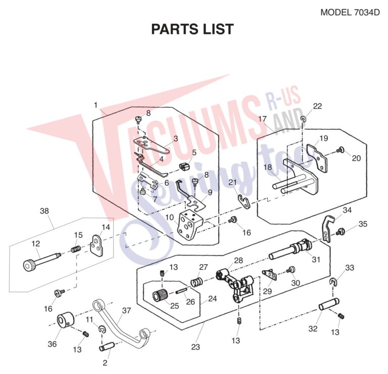 Janome 7034D schematic page 8 preview