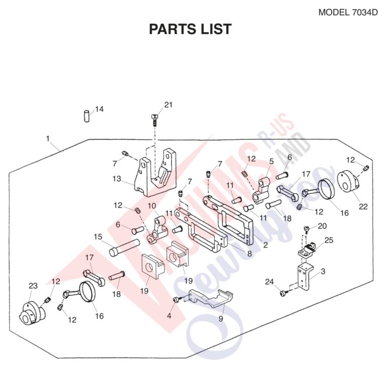 Janome 7034D schematic page 9 preview