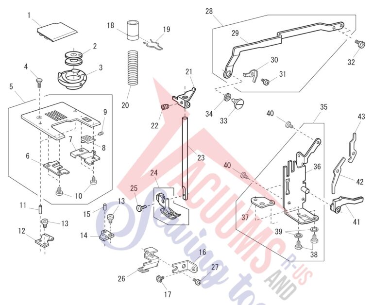 Janome 7061NX schematic page 3 preview