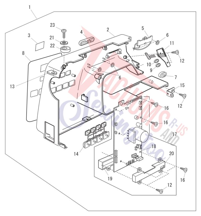 Janome 7061NX schematic page 6 preview