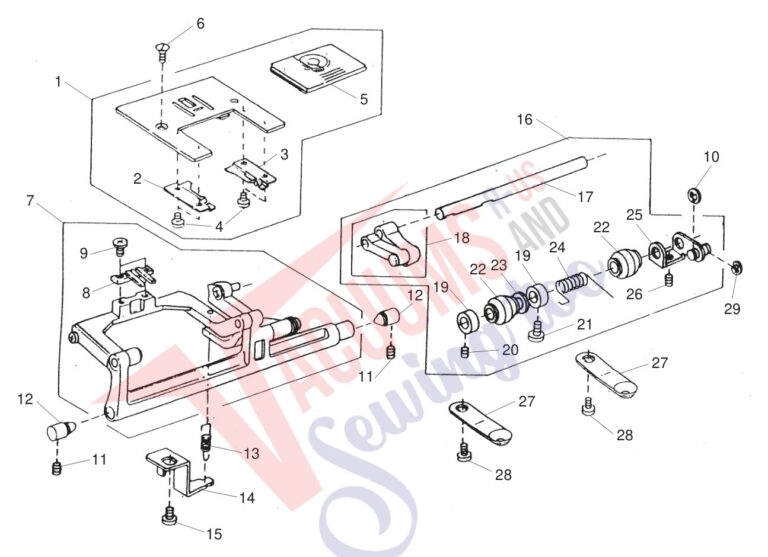 Janome 712T schematic page 6 preview