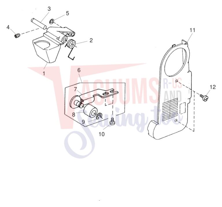 Janome 712T schematic page 8 preview