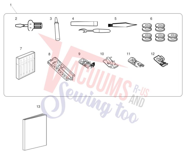 Janome 712T schematic page 9 preview