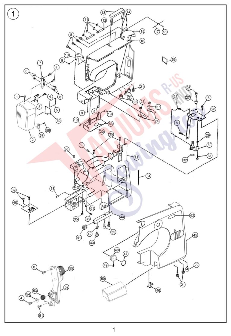 Janome 7306 schematic page 1 preview