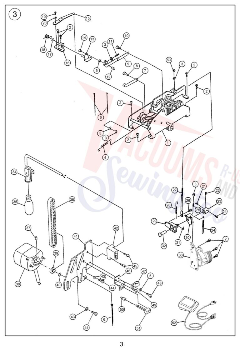 Janome 7306 schematic page 3 preview