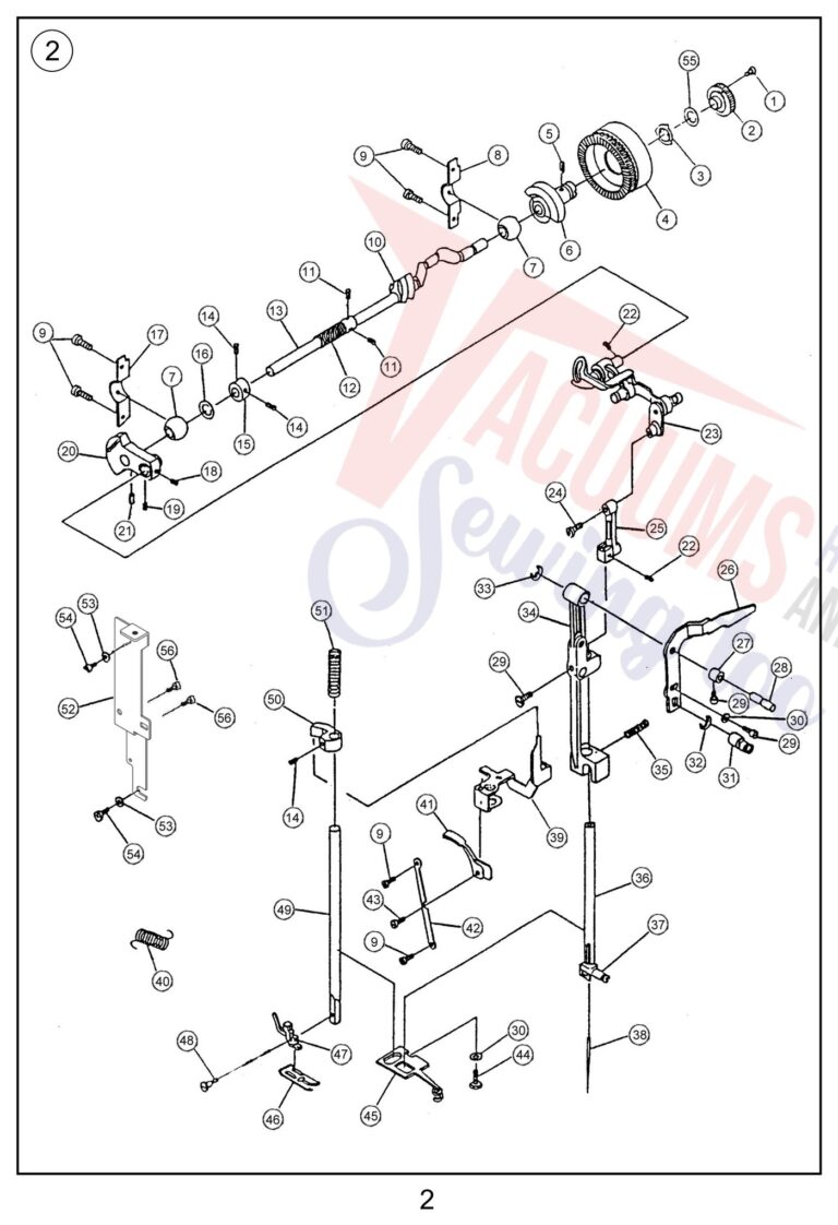 Janome 7312 schematic page 2 preview