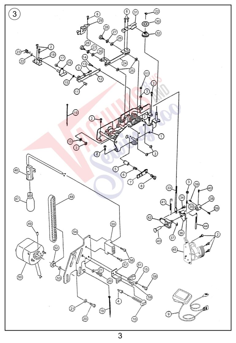 Janome 7312 schematic page 3 preview