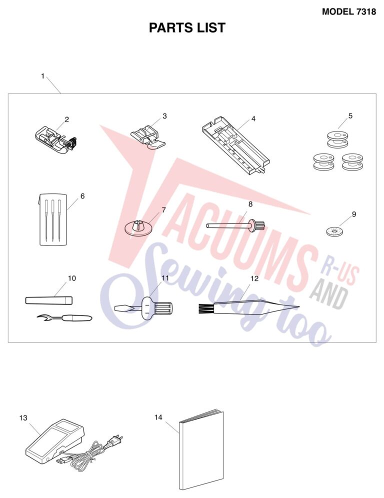 Janome 7318 schematic page 3 preview
