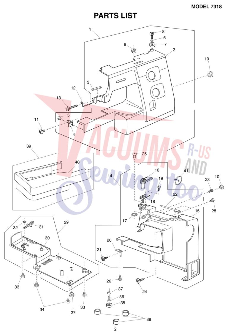 Janome 7318 schematic page 4 preview