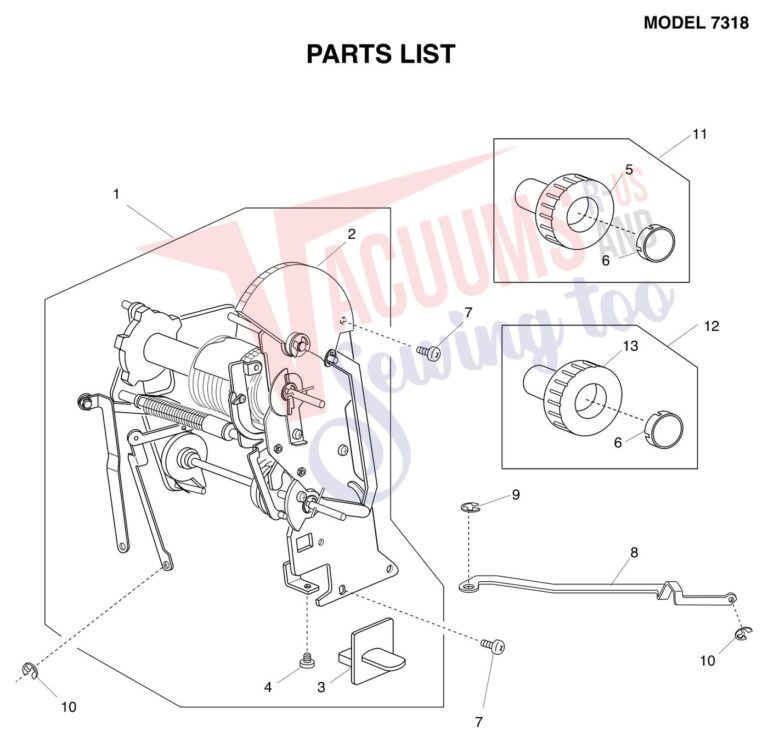 Janome 7318 schematic page 11 preview