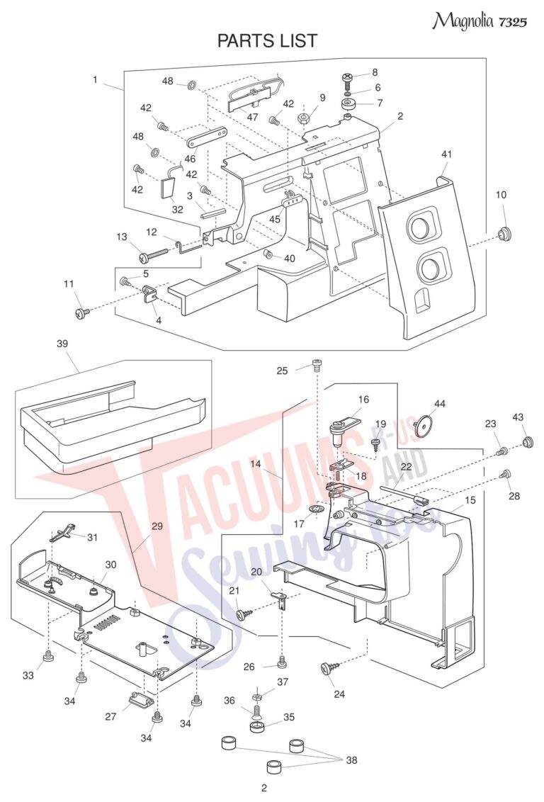 Janome 7325 schematic page 4 preview