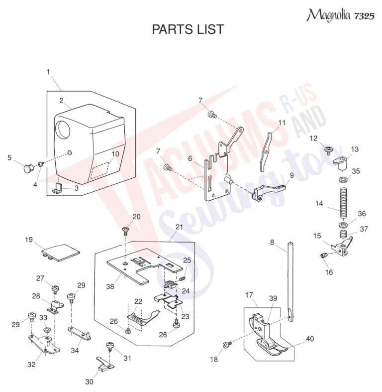 Janome 7325 schematic page 5 preview