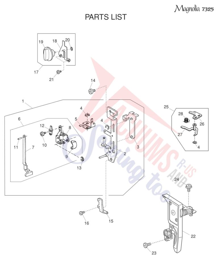 Janome 7325 schematic page 7 preview