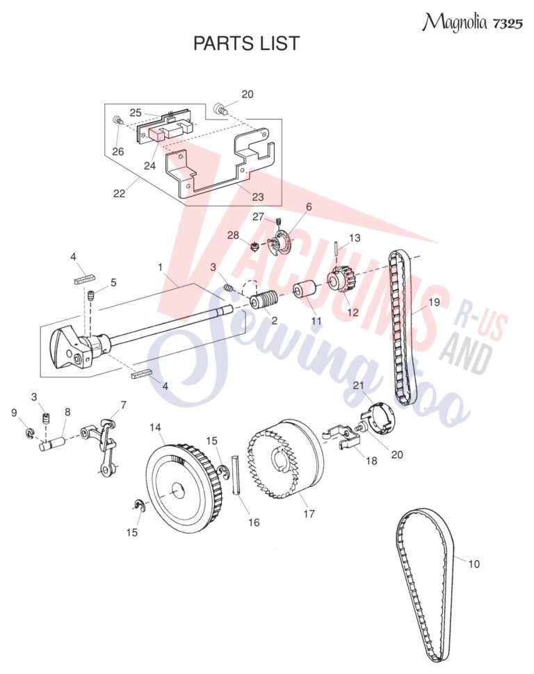 Janome 7325 schematic page 8 preview
