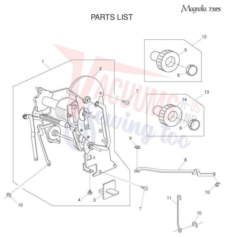 Janome 7325 schematic page 11 preview