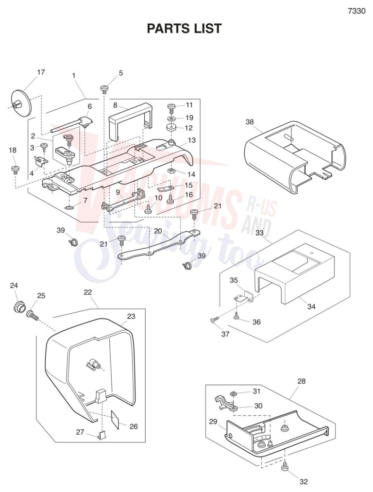 Janome 7330 schematic page 1 preview
