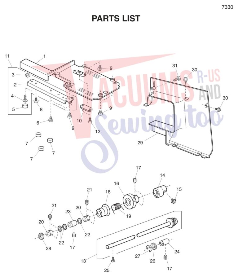 Janome 7330 schematic page 5 preview