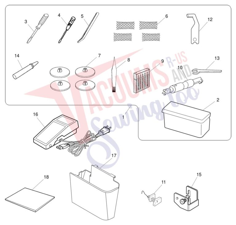 Janome 734D schematic page 3 preview