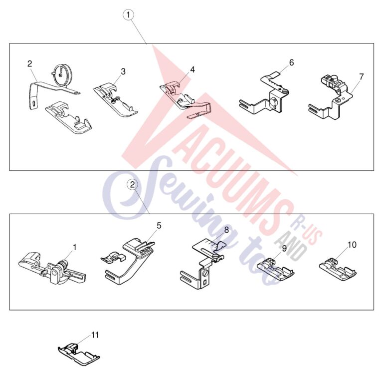 Janome 734D schematic page 4 preview