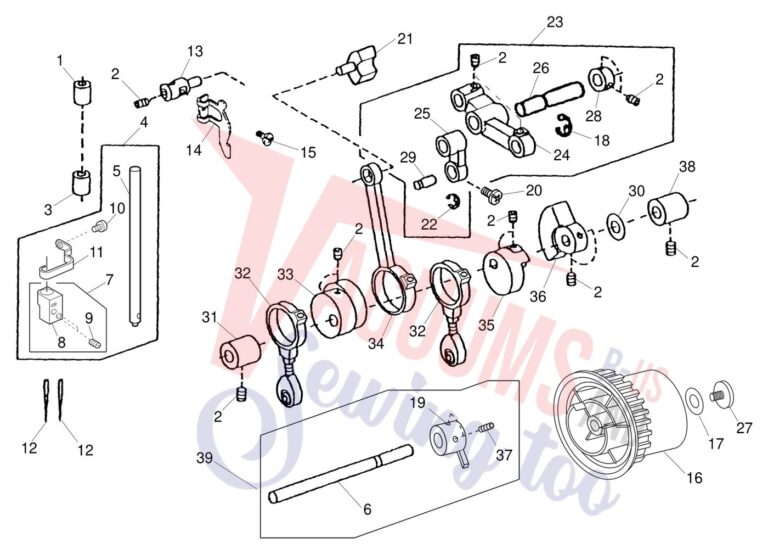 Janome 734D schematic page 8 preview