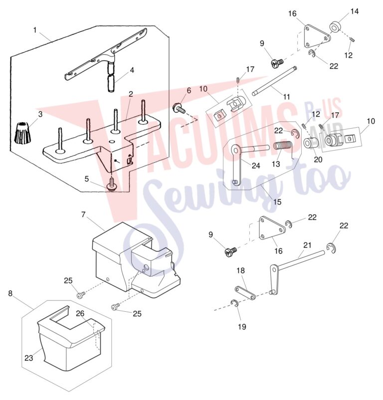 Janome 734D schematic page 9 preview