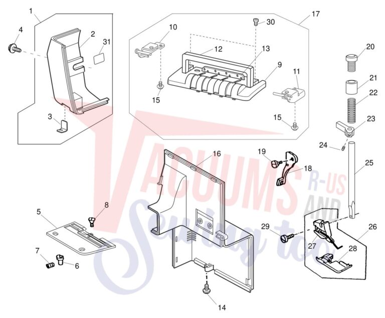 Janome 734D schematic page 10 preview